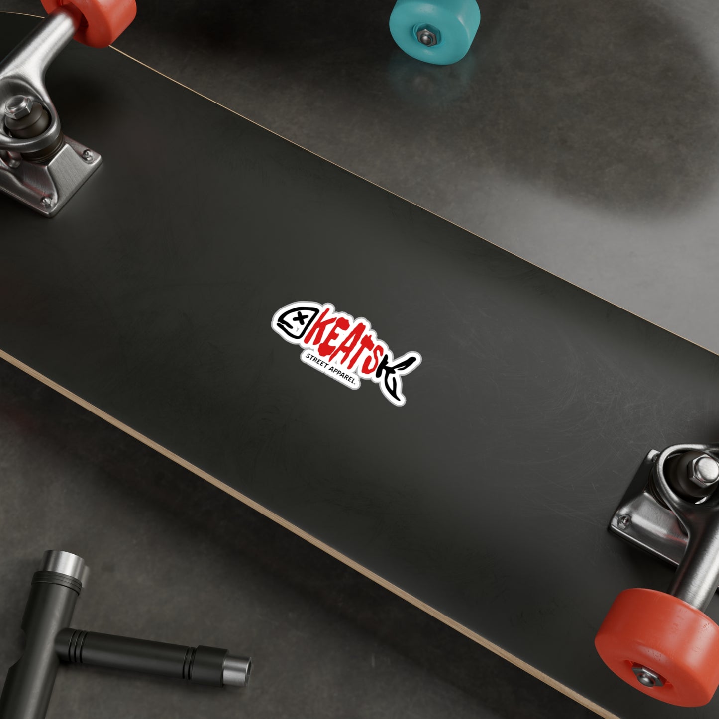 Keats Fish Bones Sticker