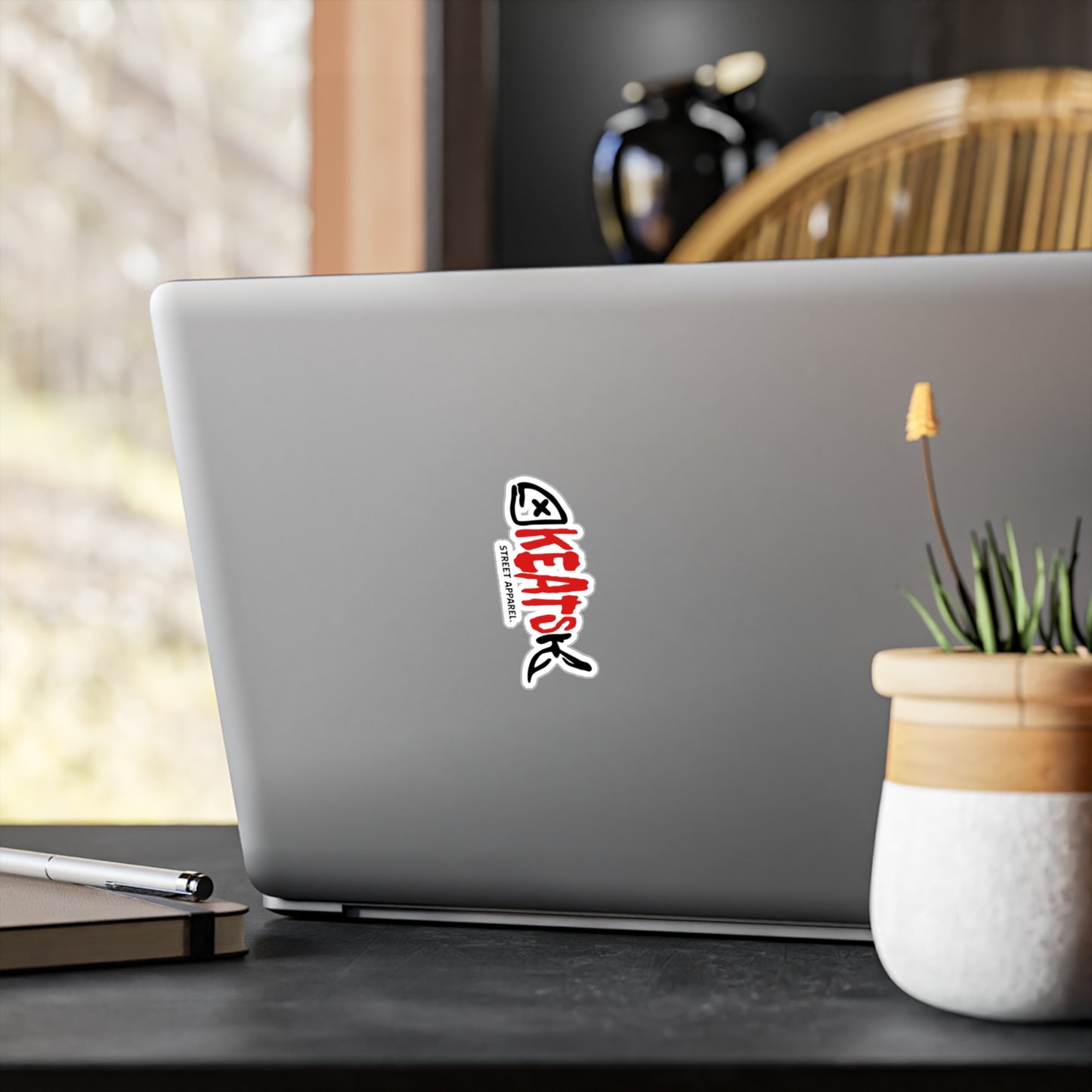 Keats Fish Bones Sticker