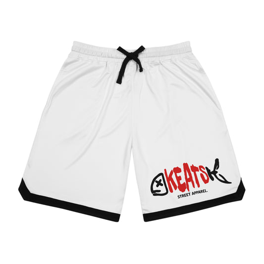 Keats Fish Bones - Basketball Shorts