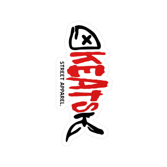 Keats Fish Bones Sticker